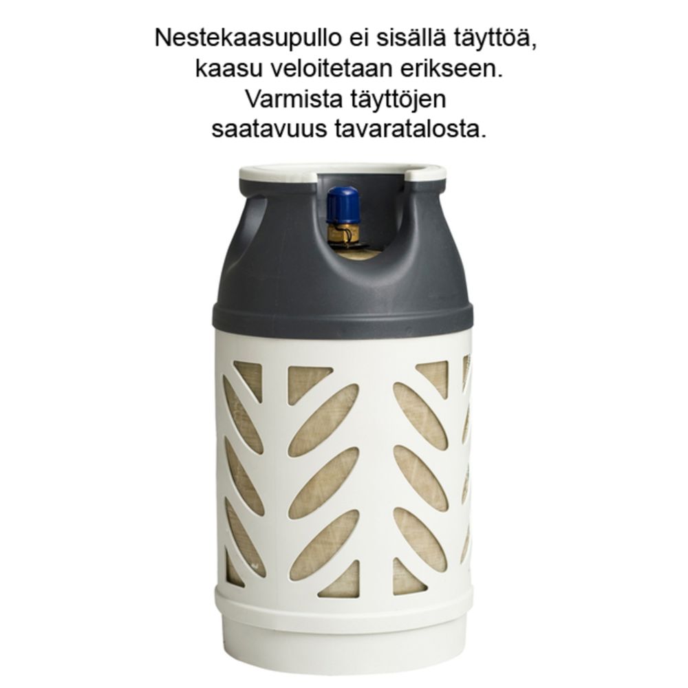 Woikoski nestekaasu 10 kg KUORI (komposiittipullo, painoventtiili)