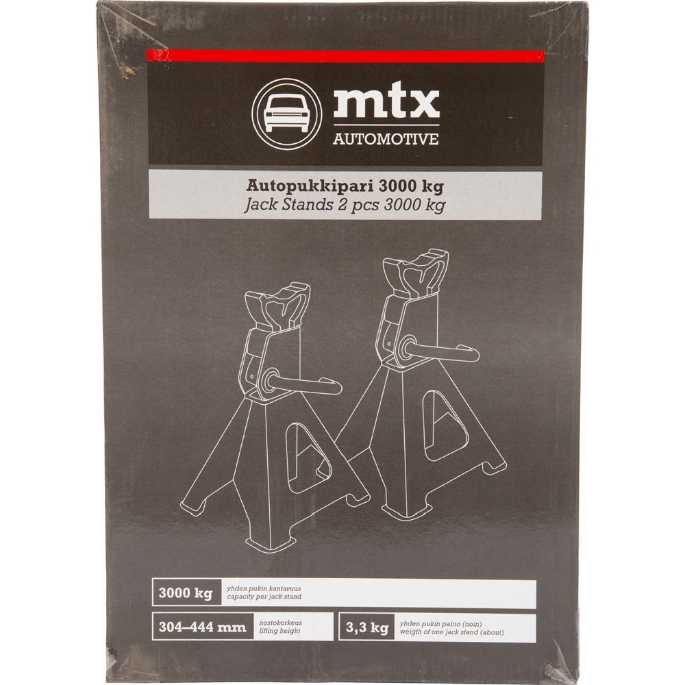 MTX Automotive pallbockar 3 ton 2 st.