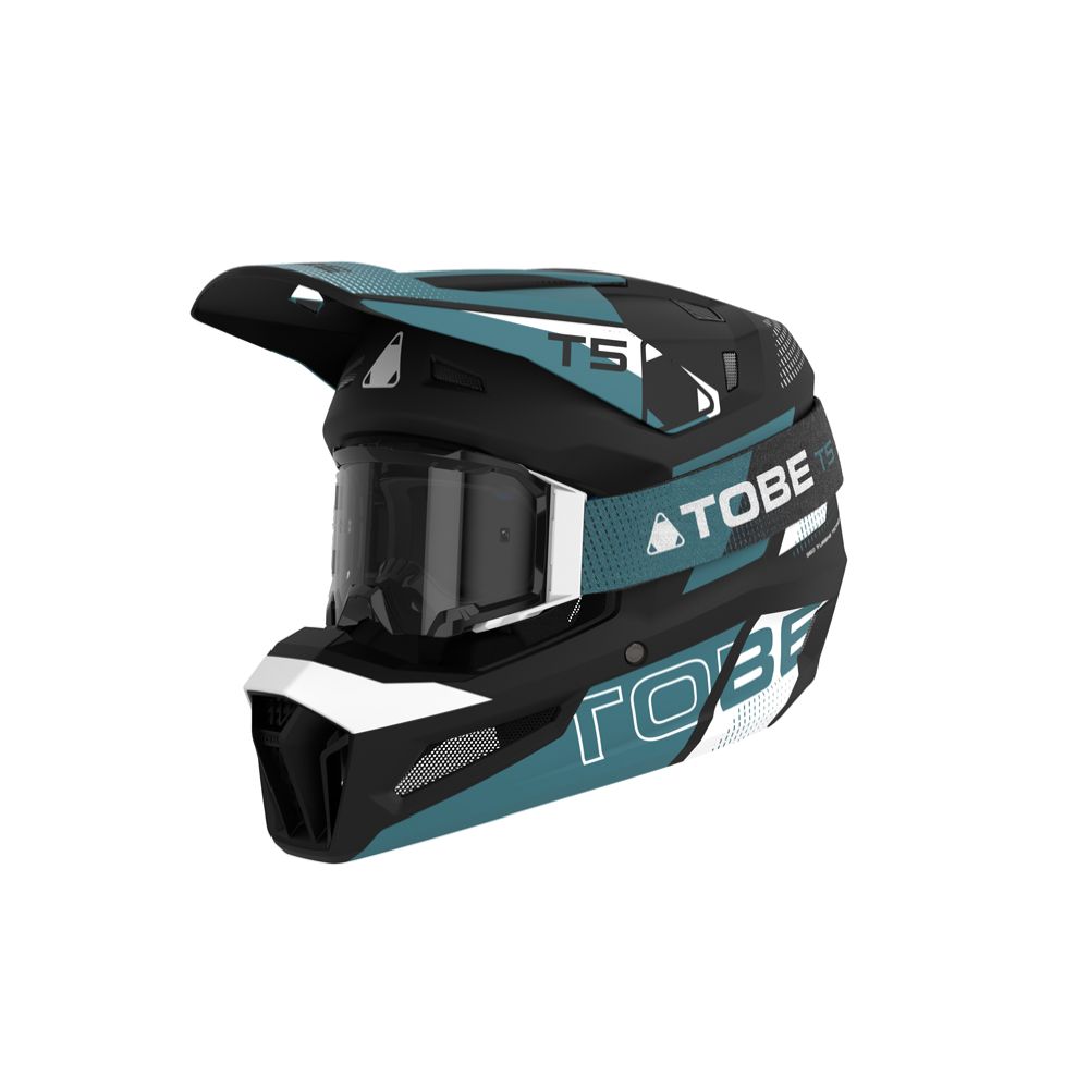 Tobe T5 Power skoterhjälm set