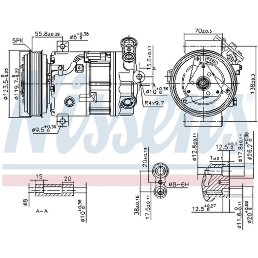 Ilmastointilaitteen kompressori 30-03545