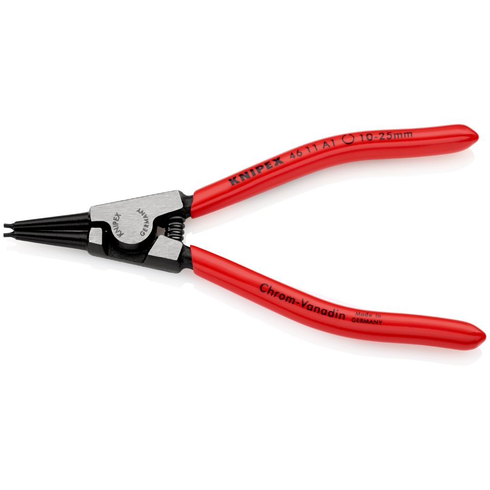 Knipex® 46 11 A1 rak låsringtång, utvändig 10–25 mm 140 mm