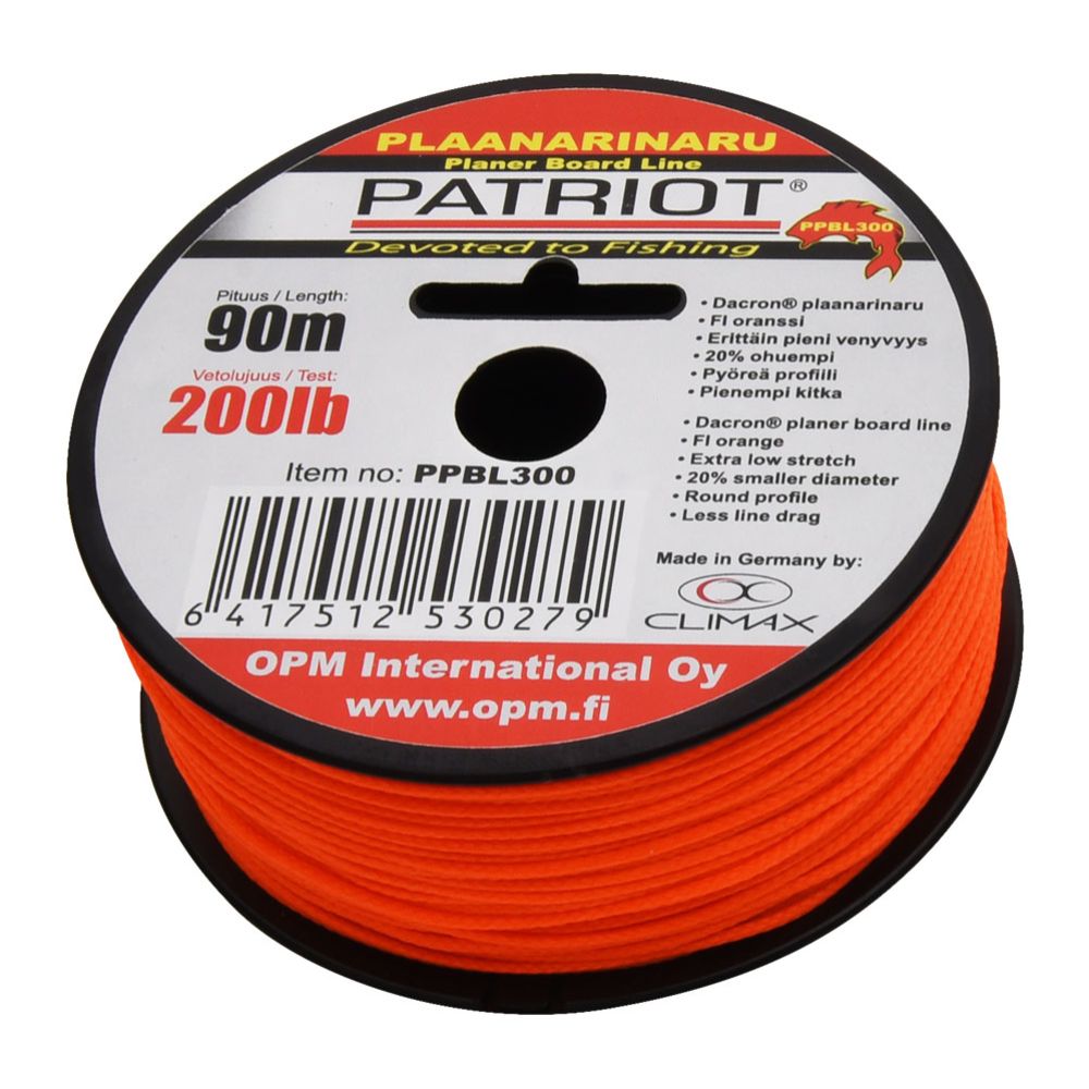 Patriot plaanarinaru 90 m 90 kg /200 lb
