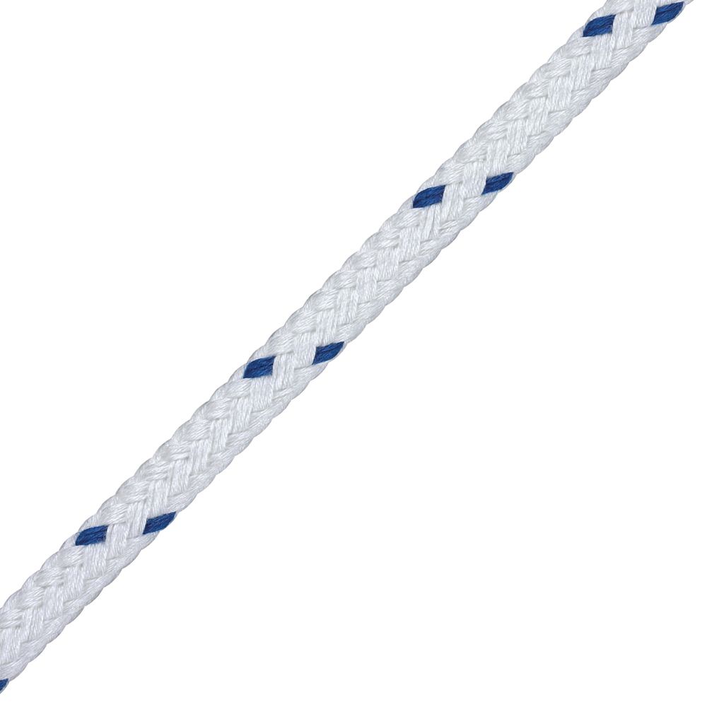 Carlmarks Standard purjehdusköysi valkoinen-sininen 10 mm 1 m