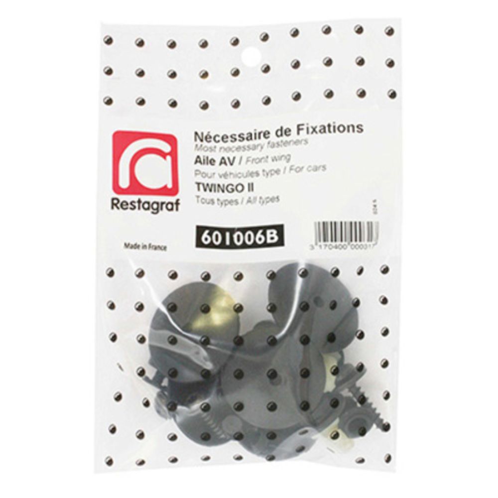 Kiinnikesarja Renault lokasuoja 601006B 16 osaa