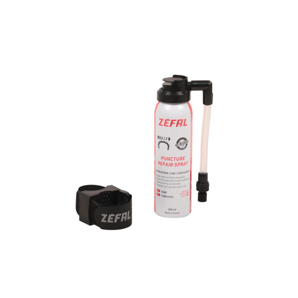 Zefal reparationsspray 100 ml + fäste