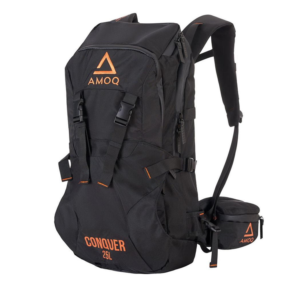 AMOQ Conquer seljakott, 25 L, must/oranž