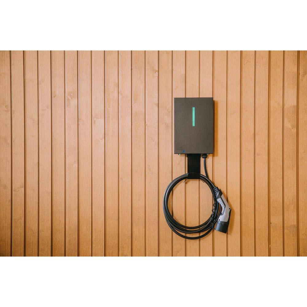 Walle Black Edition laddbox för elbilar 3 x 16 A, 11kW, 5 m kabel Typ2