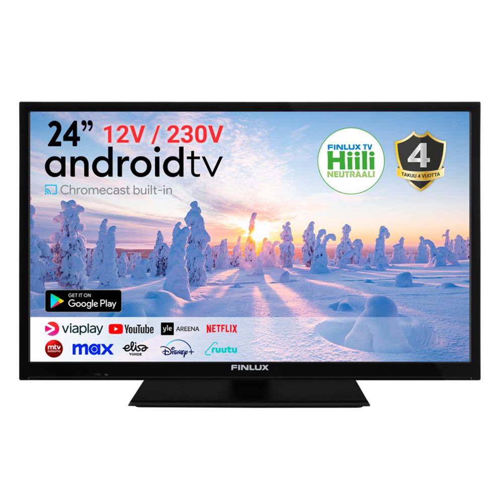 Finlux 24" M7 Android Smart TV 12 V / 230 V