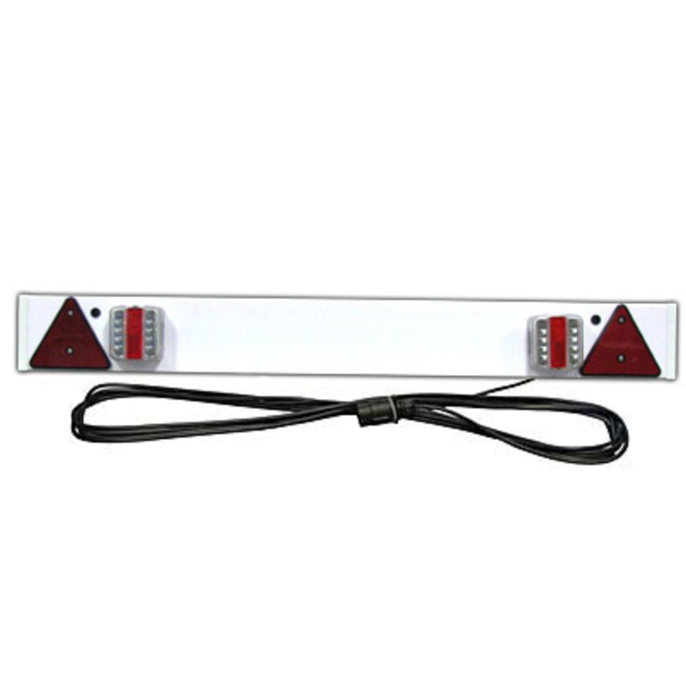 Perävaunun LED-valokonsoli 122 cm leveä 6 m johto (ei jos CAN-väylä)