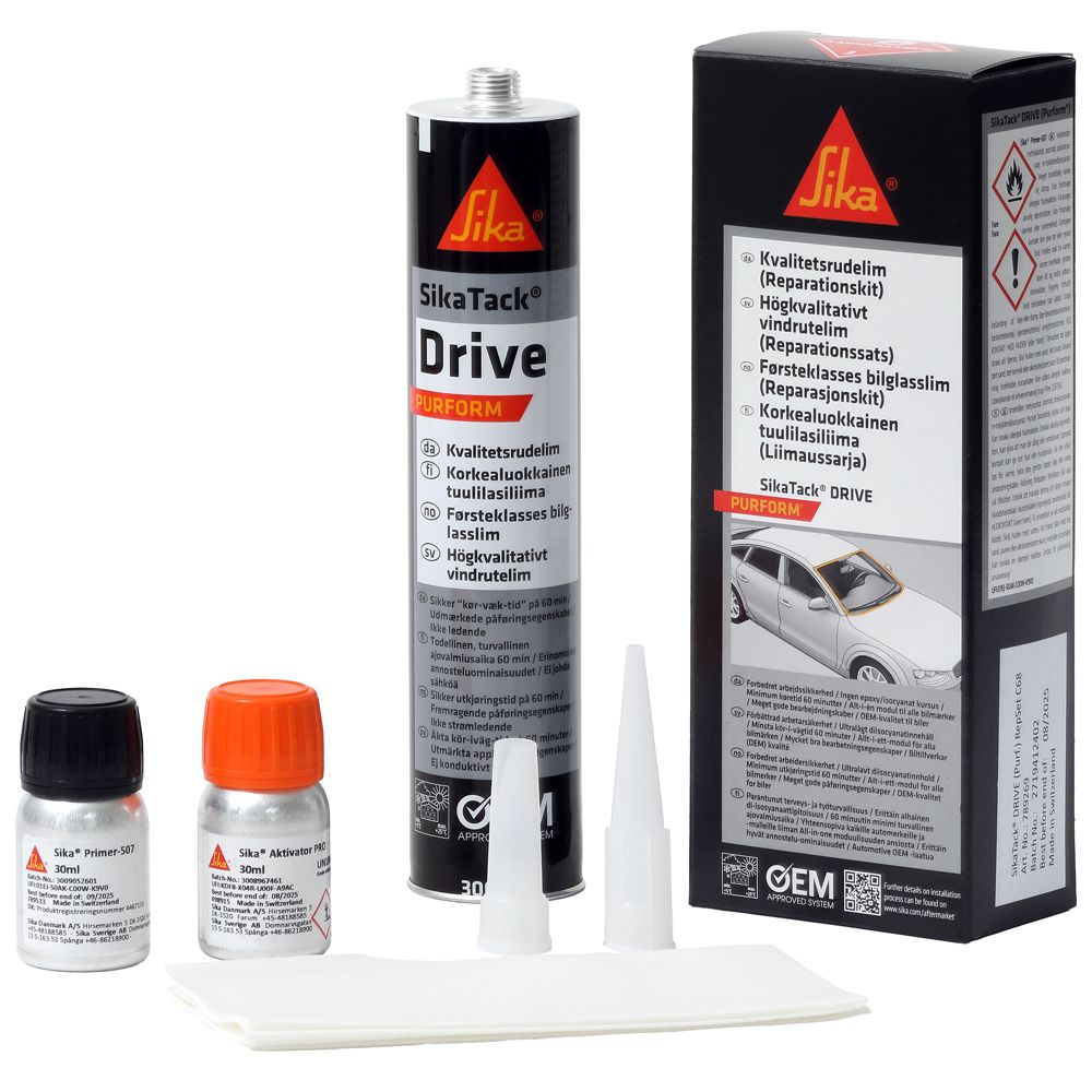 SikaTack® Drive Kit esiklaasi liimimiskomplekt