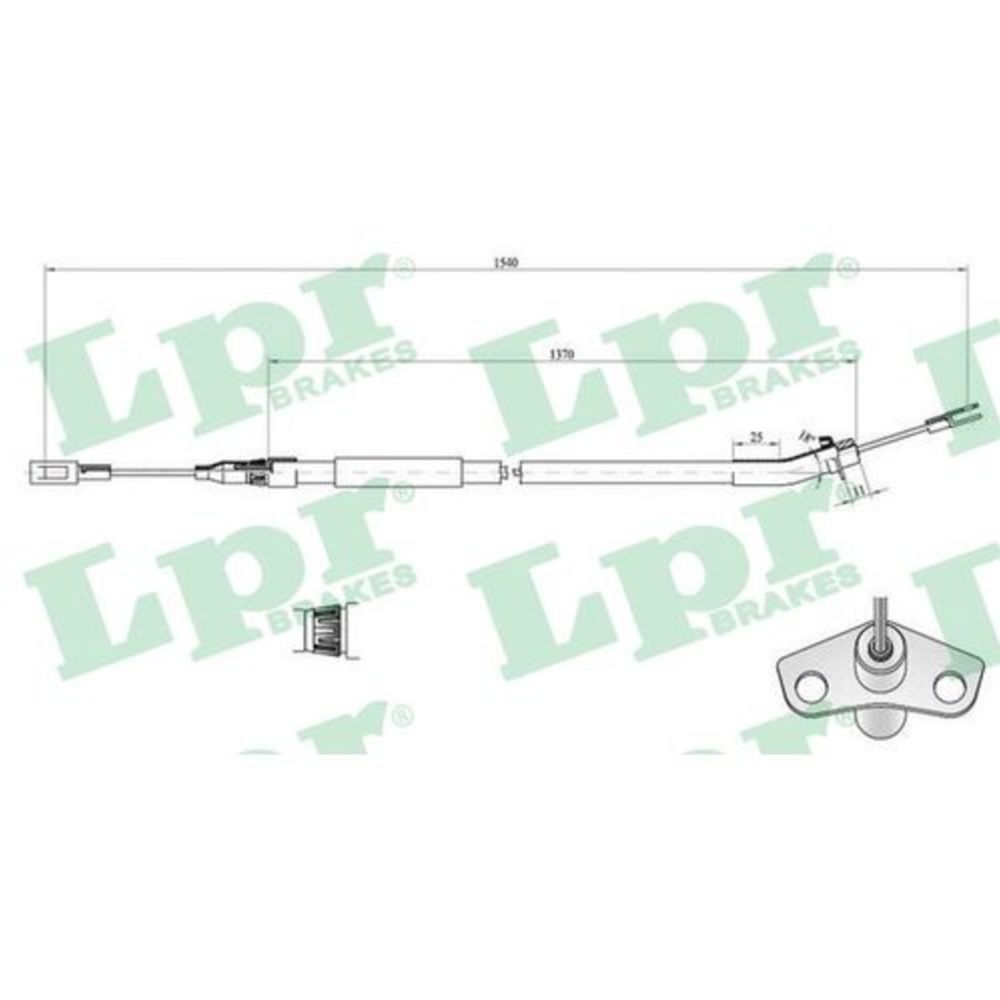 Käsijarruvaijeri 24-7663
