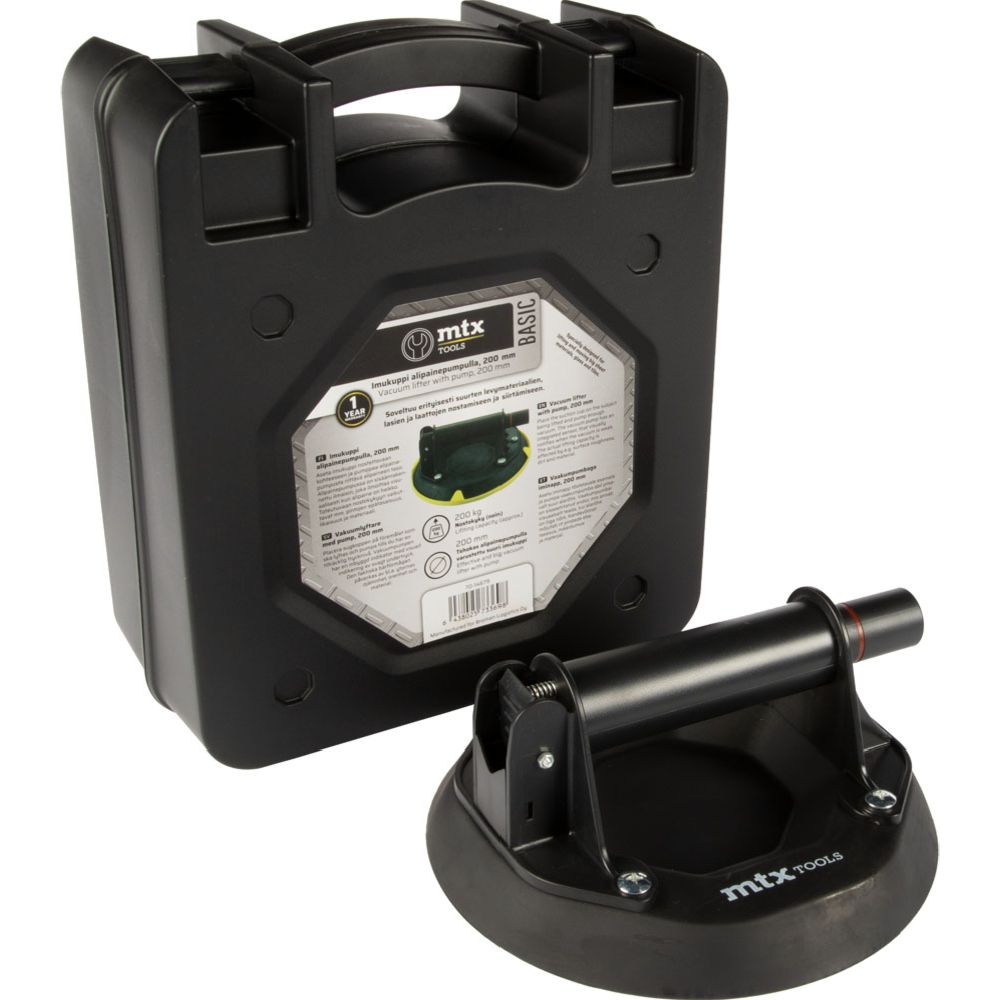 MTX Tools Basic sugkopp med undertryckspump 200 mm