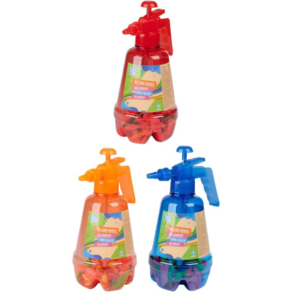 Eddy Toys veepallide pump ja 100 veepalli