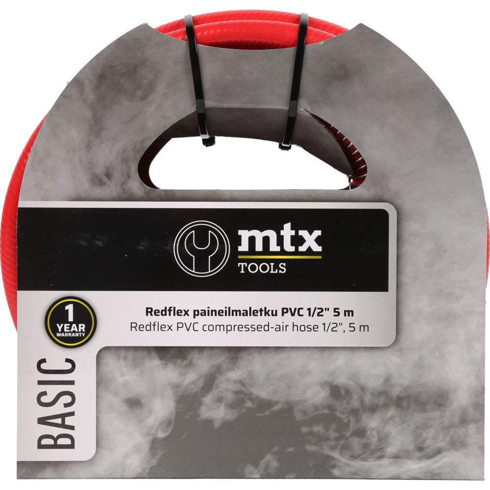 MTX Tools Basic Redflex paineilmaletku PVC 1/2" 5 m