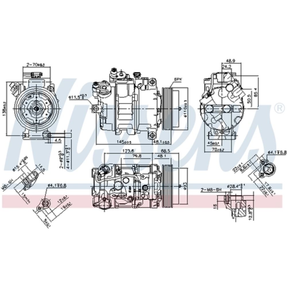 Ilmastointilaitteen kompressori 30-00222