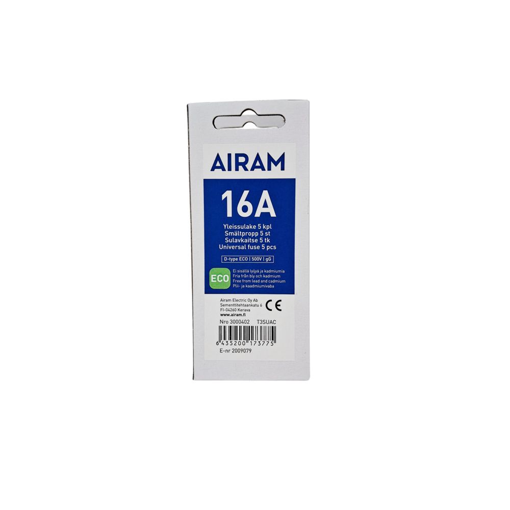 Airam yleissulake 16 A 500 V 5 kpl