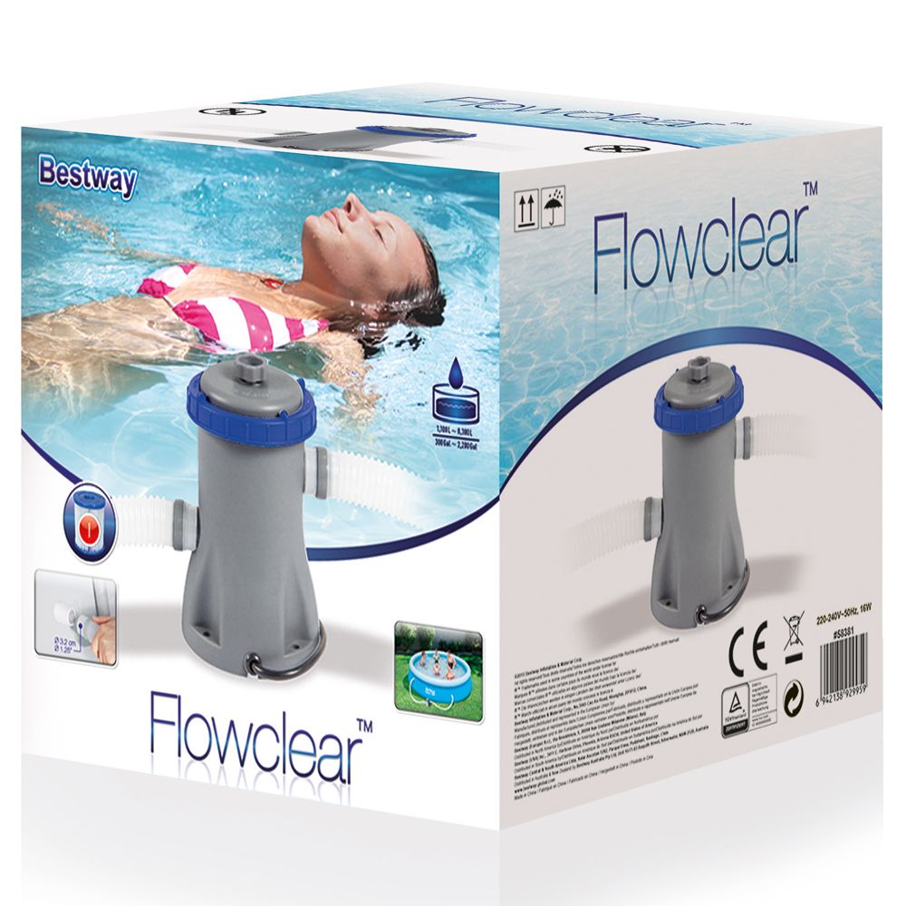 Bestway filterpump till pool 1249 liter
