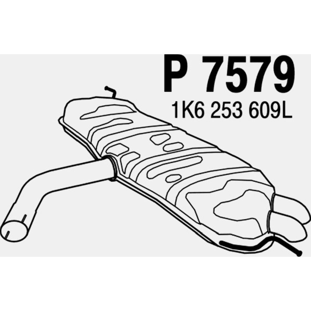 Takaäänenvaimentaja 14-7307