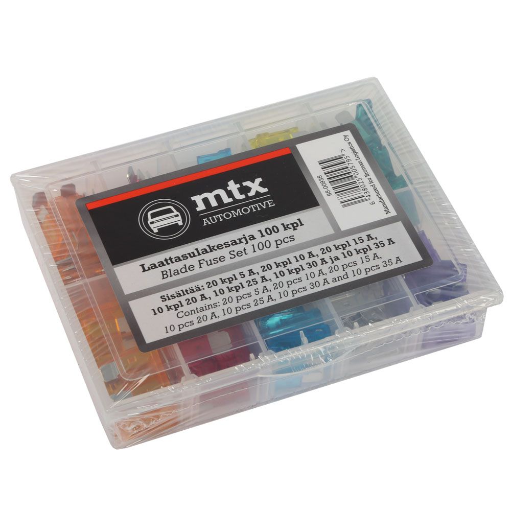 MTX Automotive laattasulakesarja 100 kpl