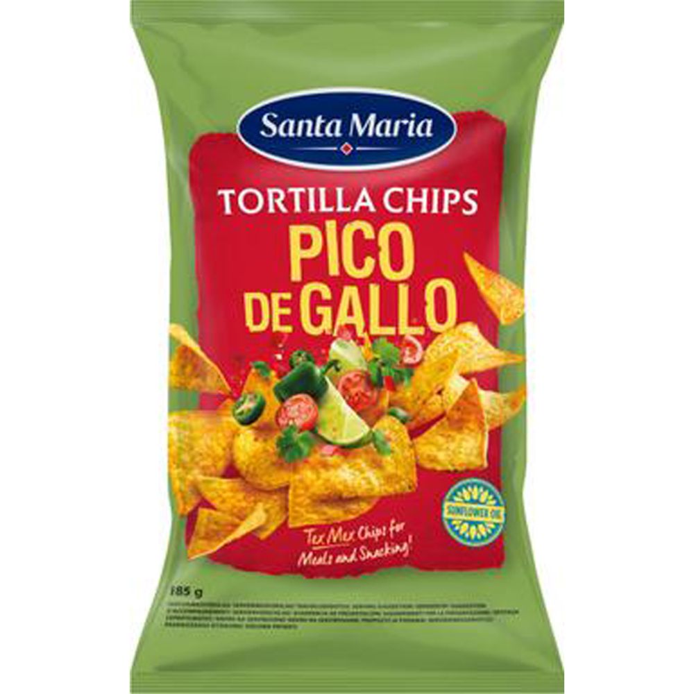 Santa Maria Tortilla Chips Pico de Gallo 185 g
