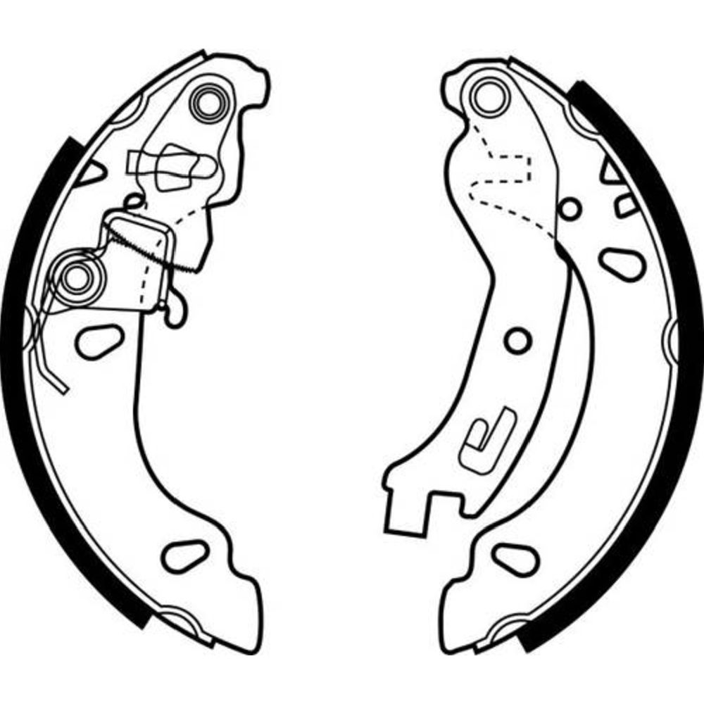 Bromsbackar, sats 22-3460