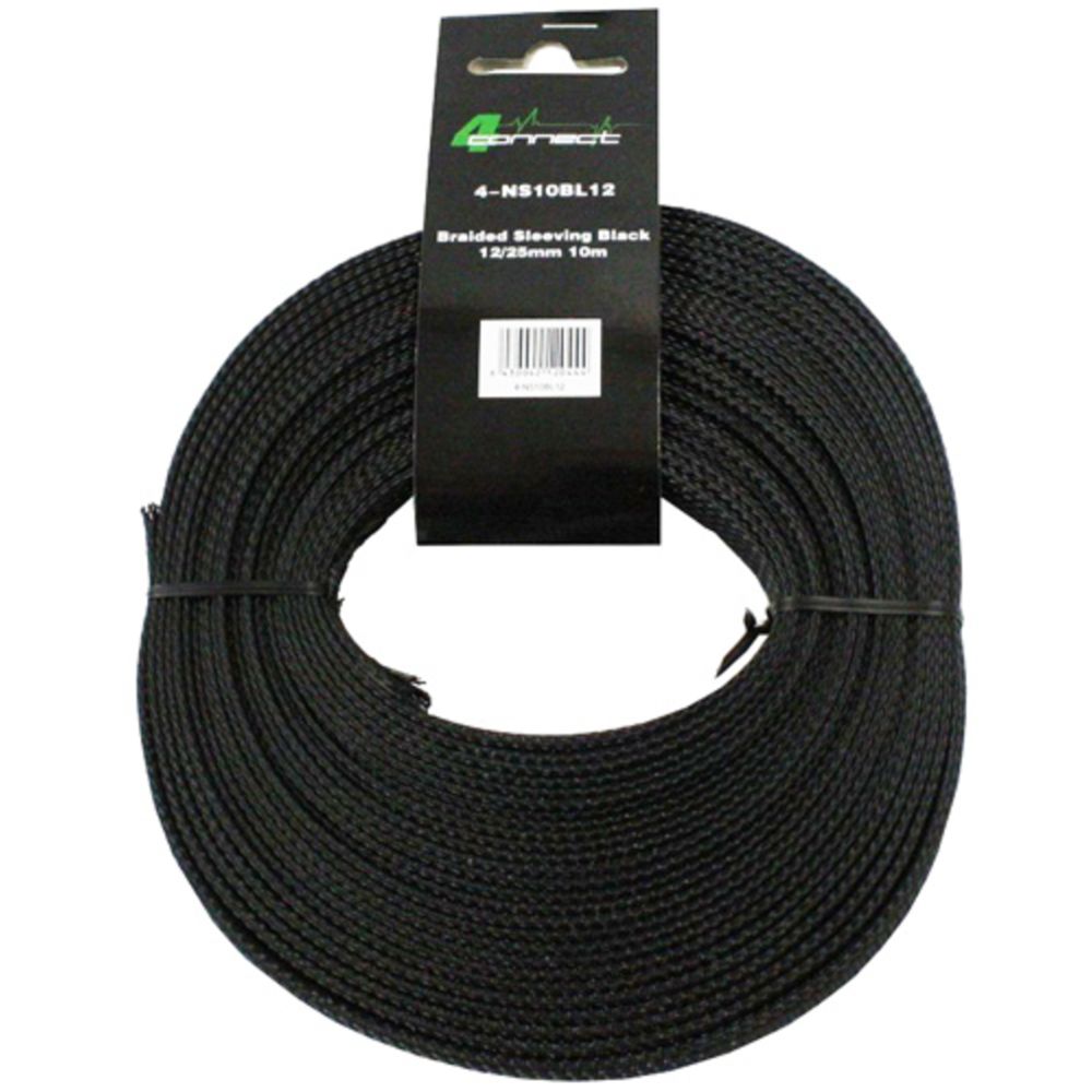 Four Connect nylonstrumpa svart 12/25 mm 10 m