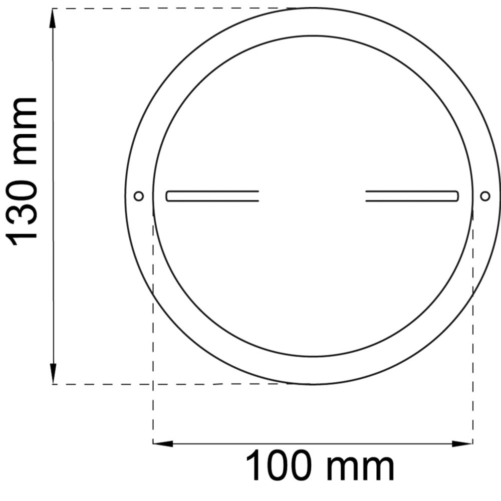Habo tallriksventil 80 100 mm aluminium