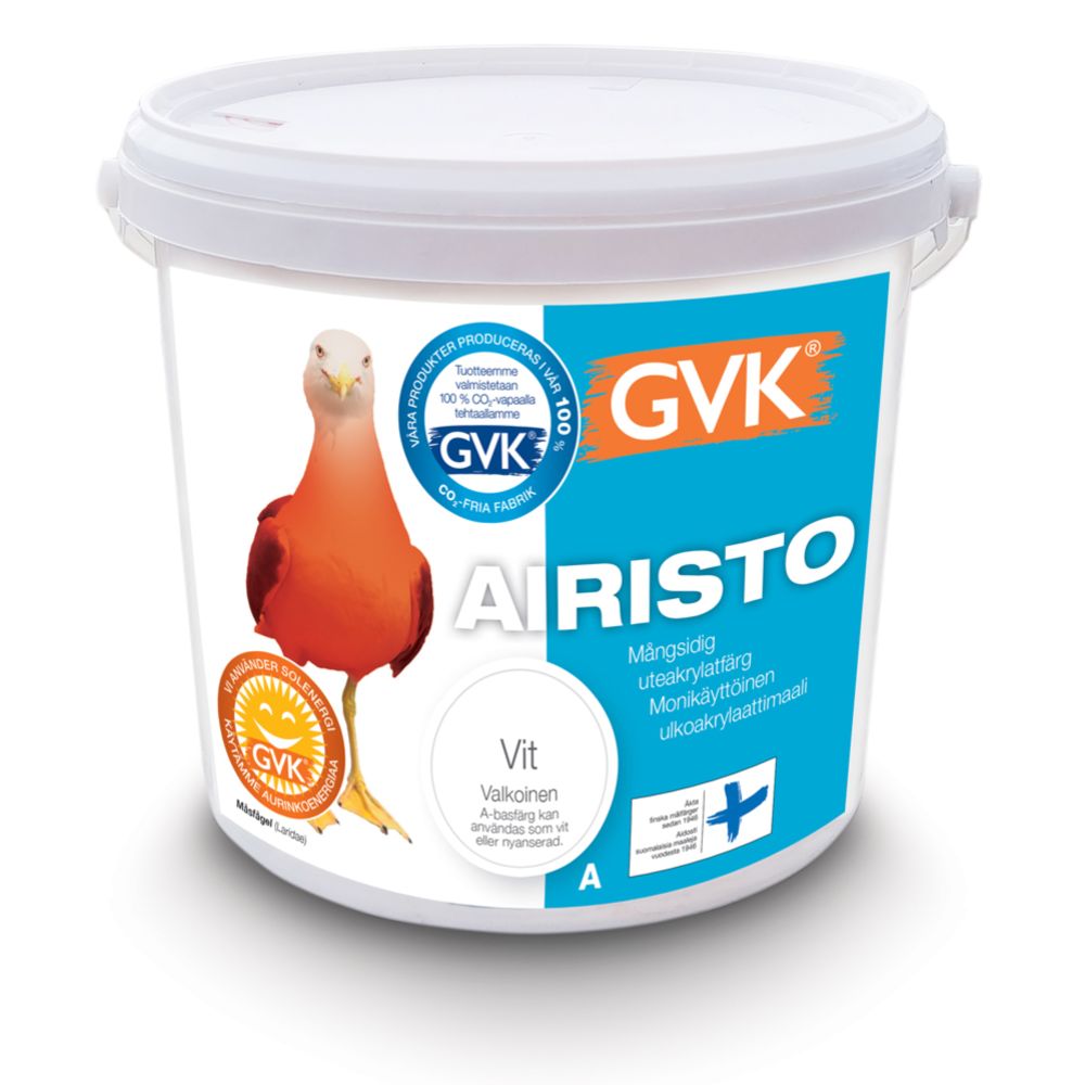 Airisto husfärg vit 2,7 L
