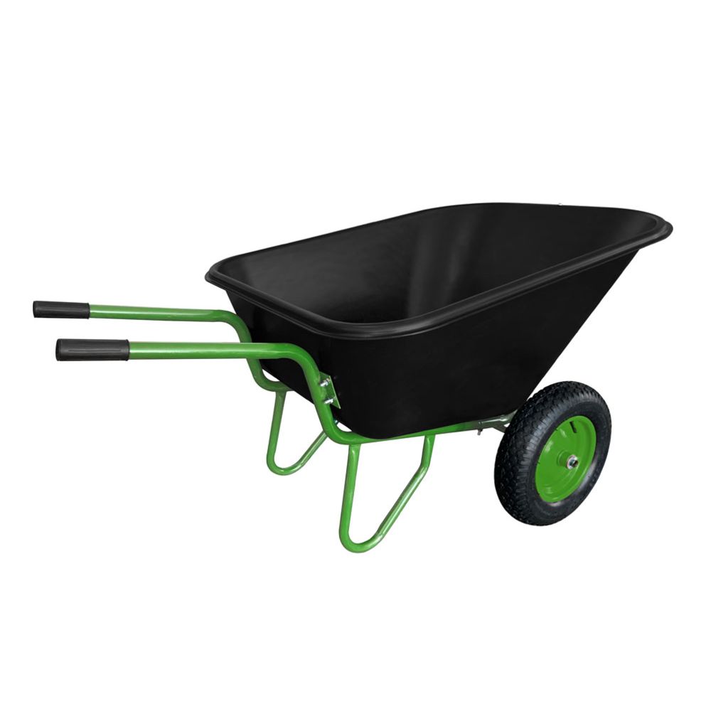 Puutarhakottikärryt 2 pyörää 160 l