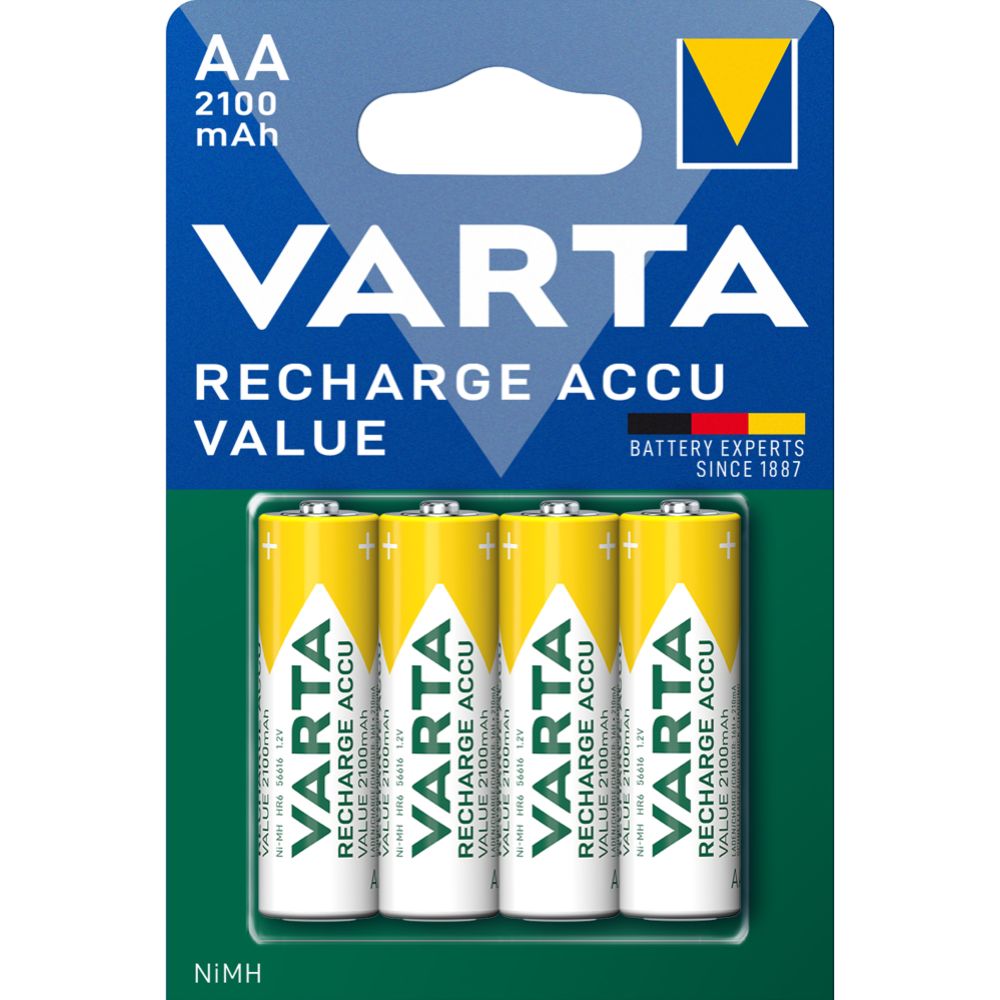 VARTA Value AA 2100 mAh akupatarei 4 tk