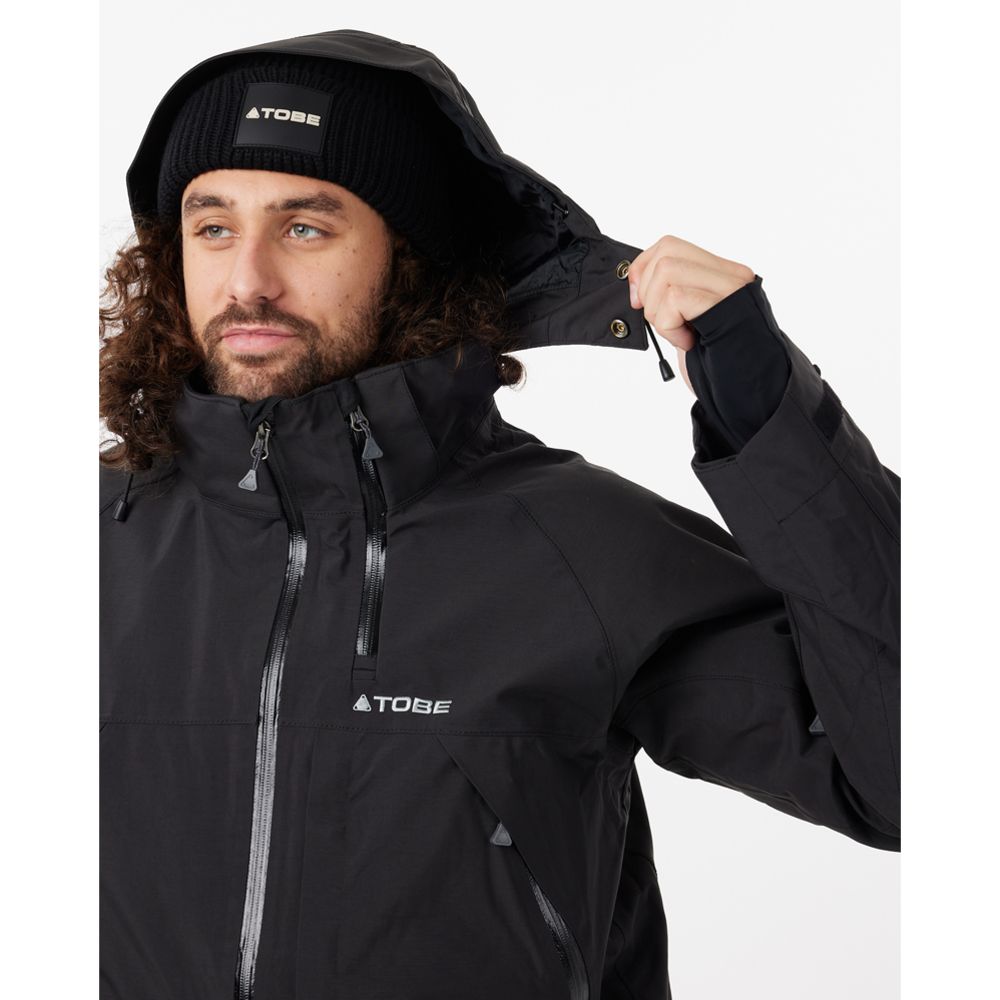 Tobe Vivid skoterjacka Jet Black