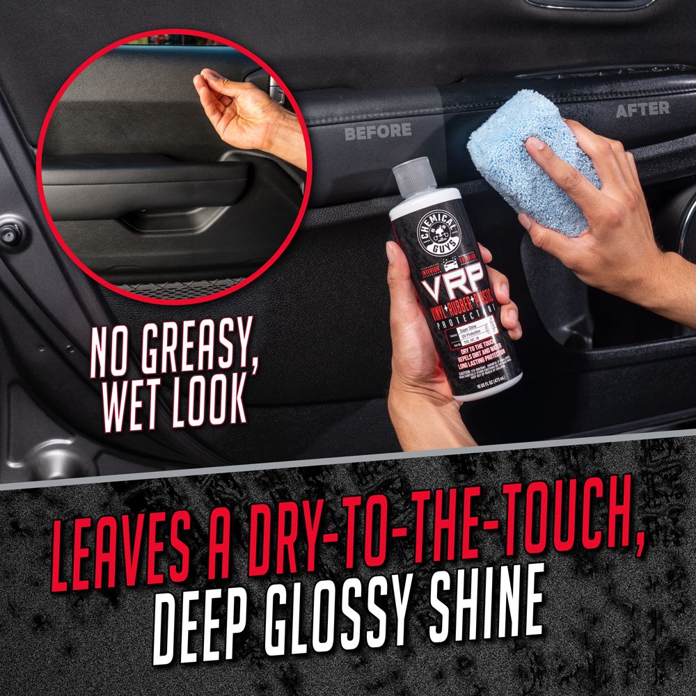 Chemical Guys VRP Vinyl + Rubber + Plastic Protectant kumin- ja muovinhoitoaine 473 ml