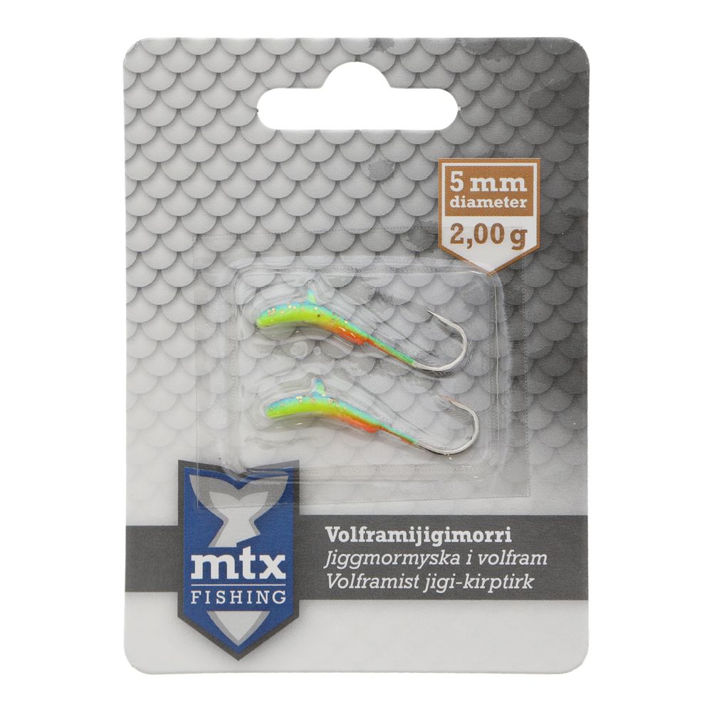 MTX Fishing volfram kirptirk, 5 mm, 2 g, nr 8, 2 tk