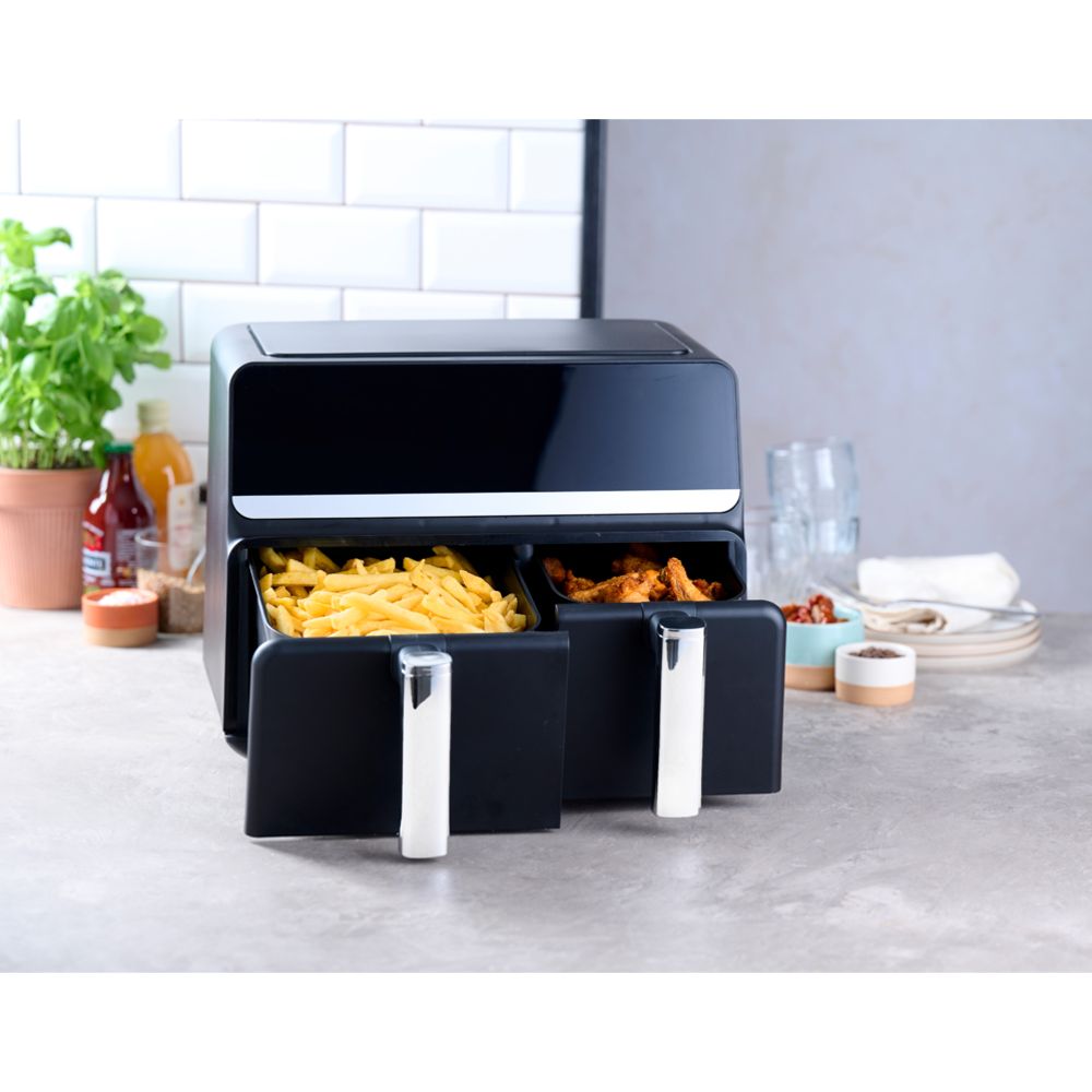 Day airfryer med två korgar 5,5 L + 3,5 L 2200 W