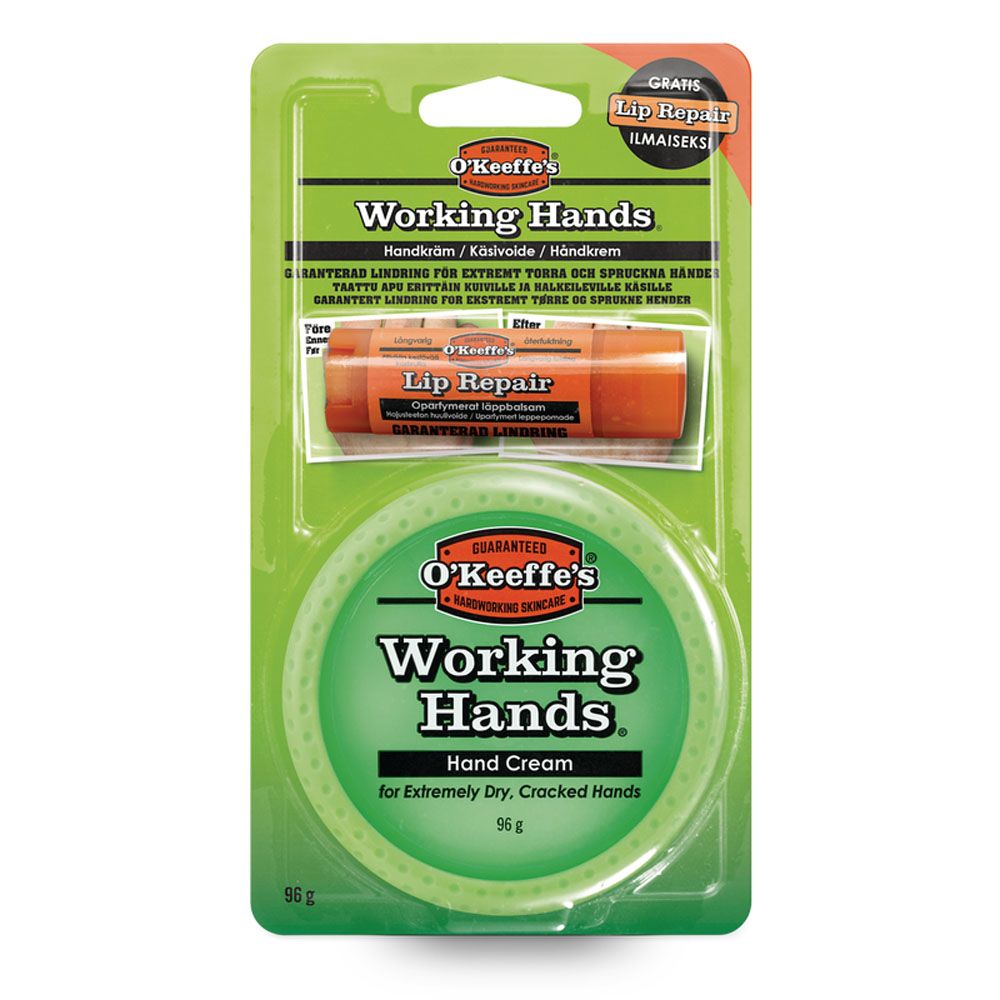 O'Keeffe's handkräm & läppbalsam 2-in-1