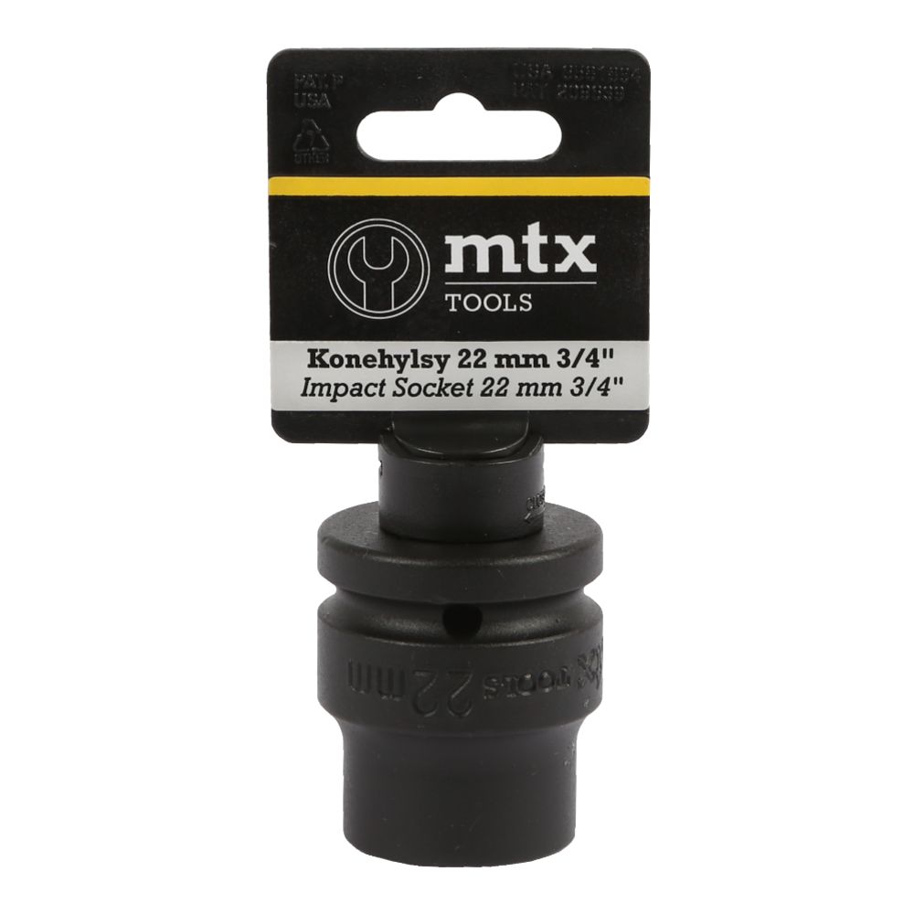 MTX Tools konehylsy 19 mm 3/4"