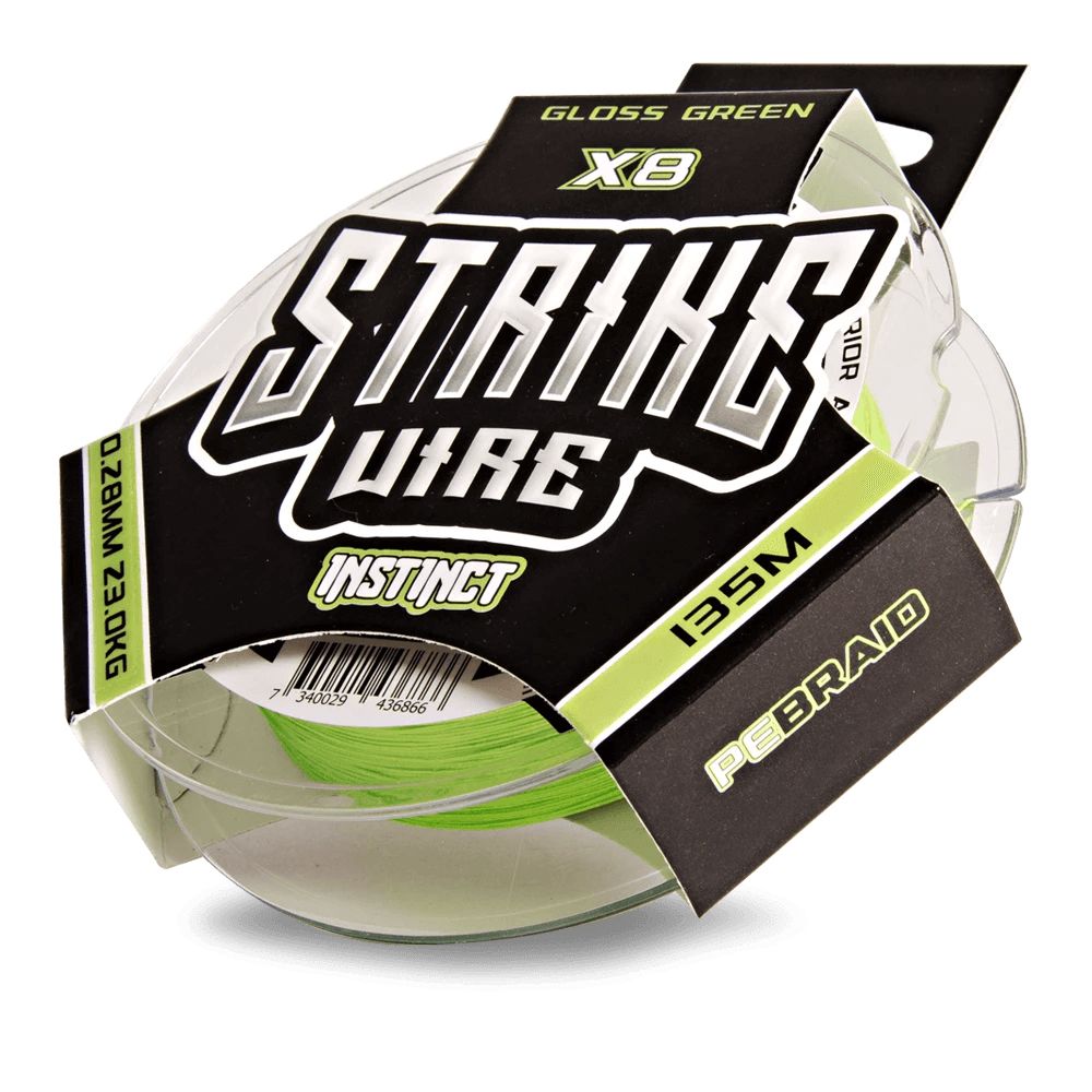 Strike Wire Instinct Braid X8 flätlina 135 m Gloss Green