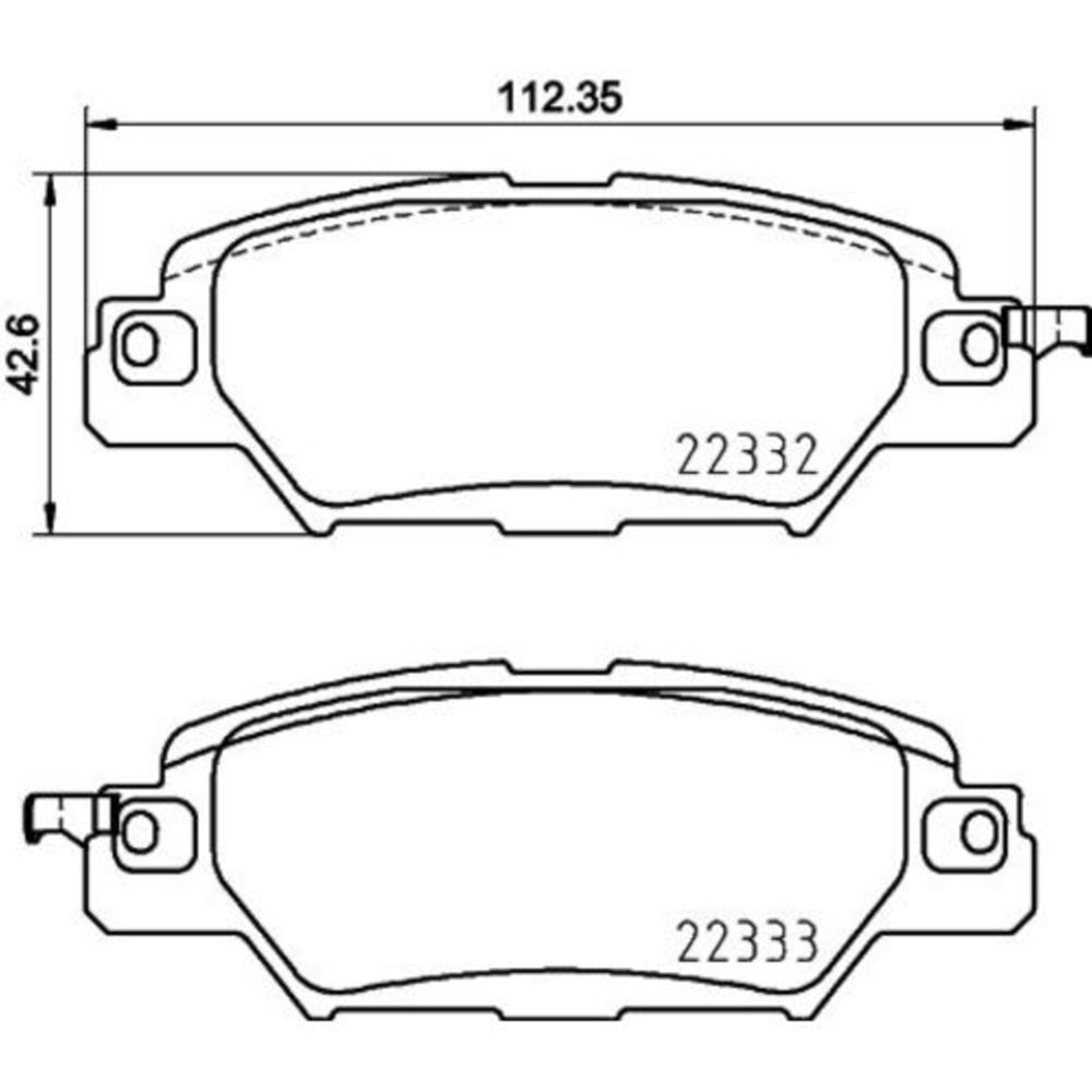 Piduriklotside komplekt 22-0499