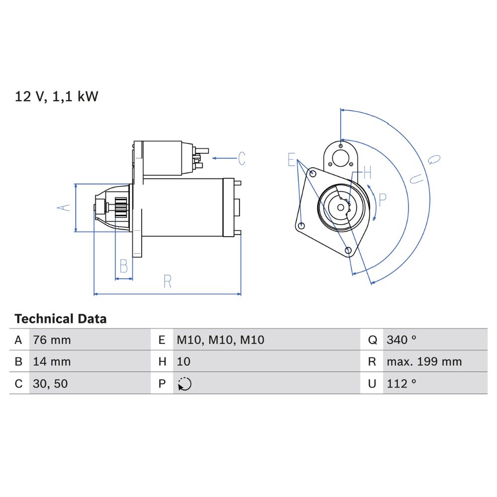 Startmotor 13-2793
