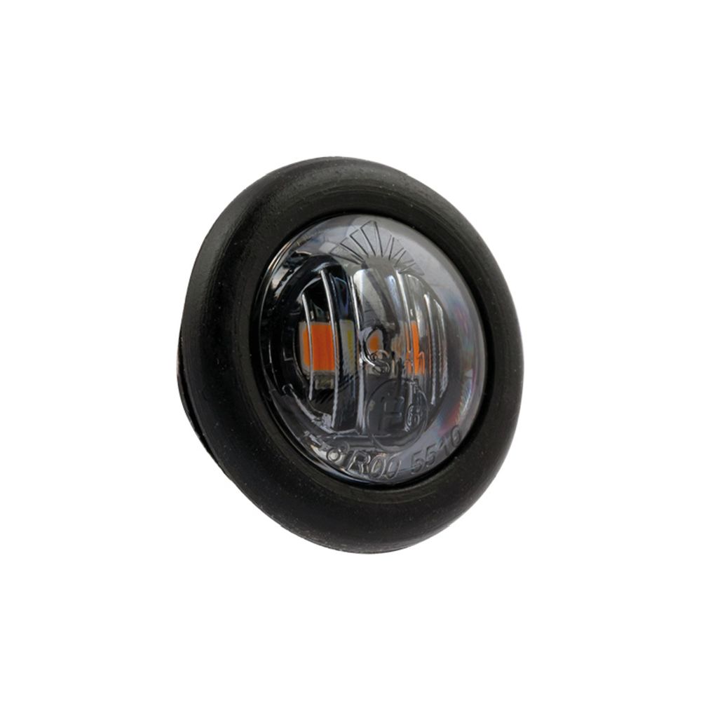 Optibeam Dark Phantom LED-positionsljus ø18,9/27,5 mm gul