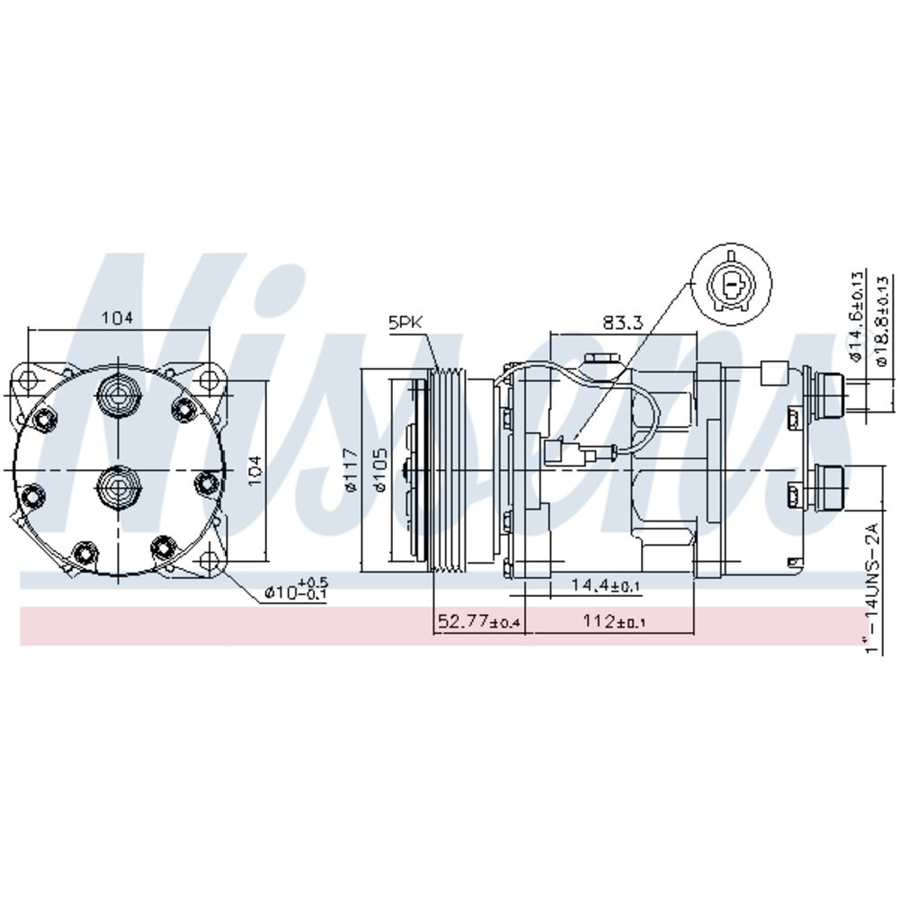 Ilmastointilaitteen kompressori 30-00240