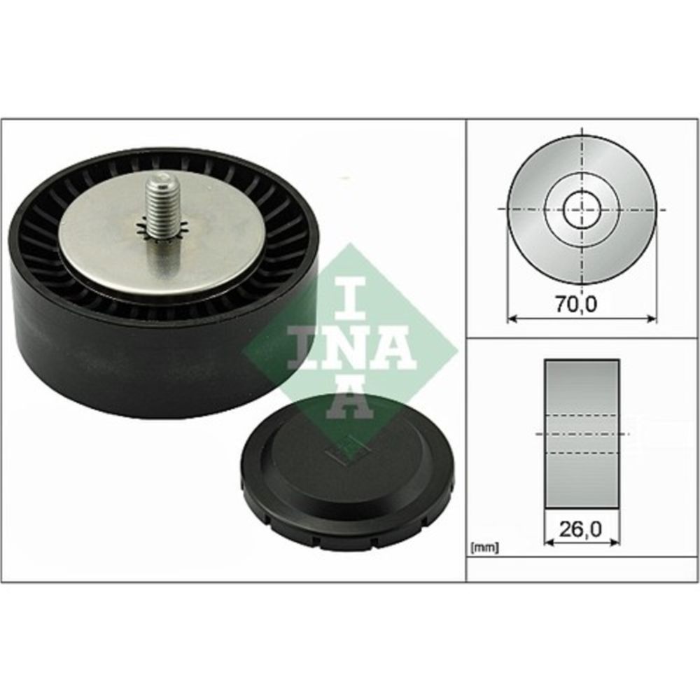 Moniurahihnan ohjainrulla 30-0896