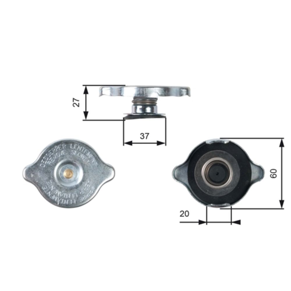 Lock, expansionskärl 30-03716