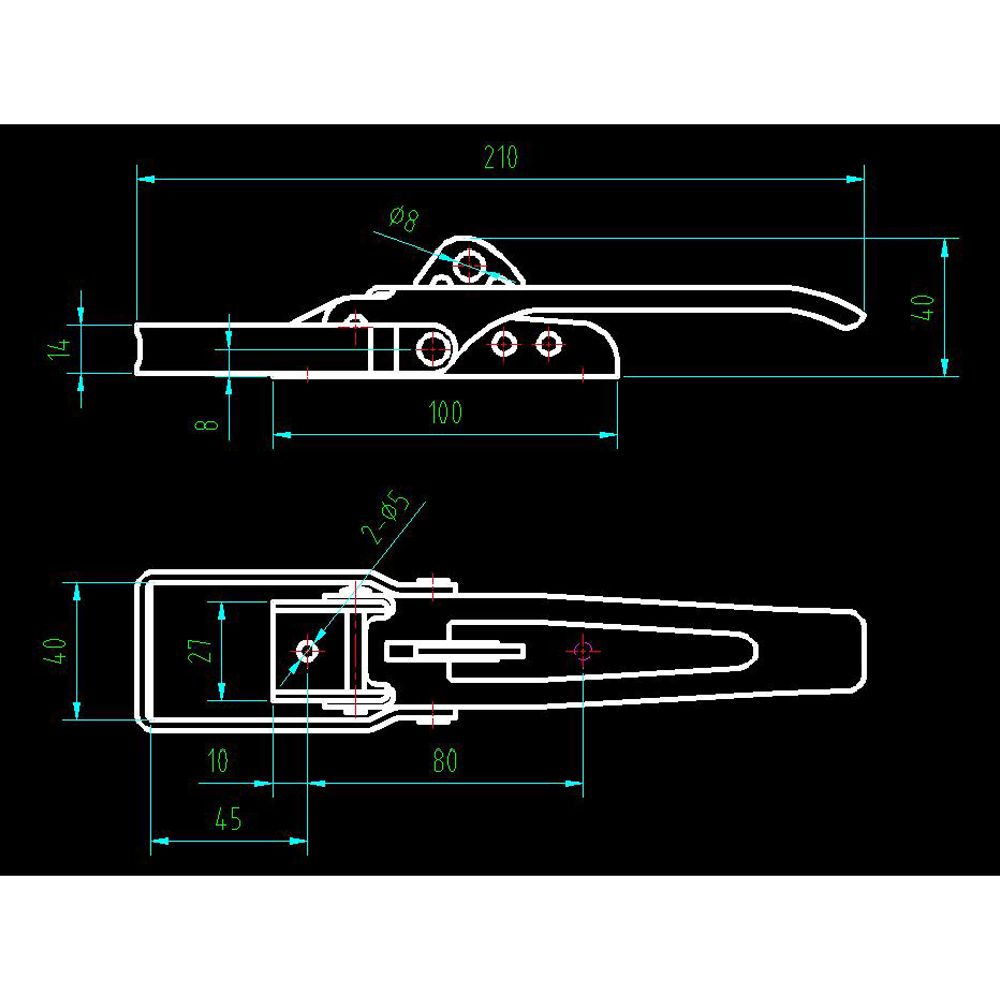 MTX Automotive sinkitty lavalukko, 210 mm