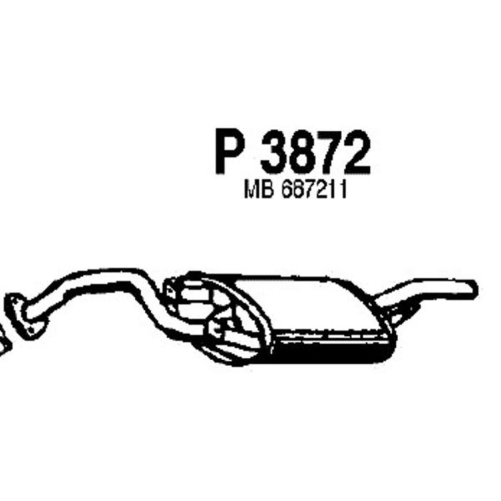 Takaäänenvaimentaja 14-3872