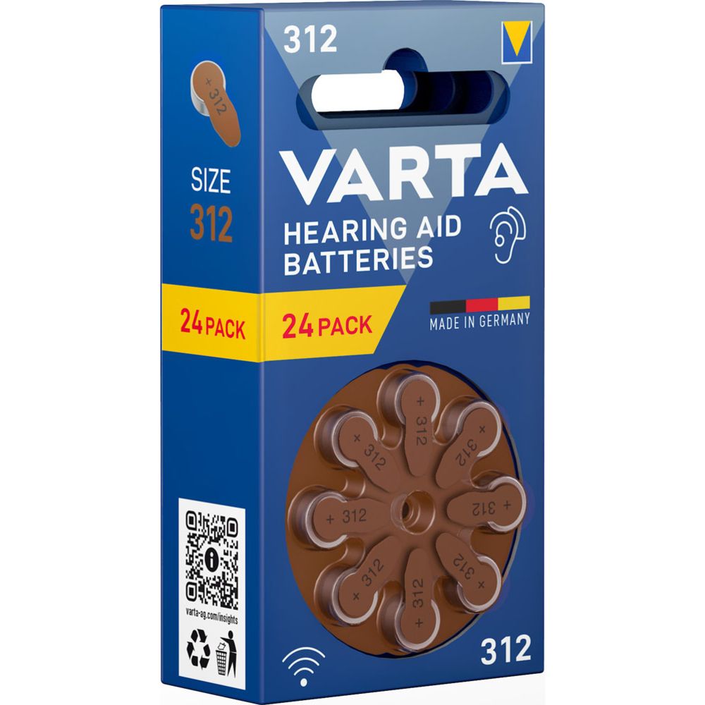 Varta kuuldeaparaadi patarei 312 (PR41), 24 tk