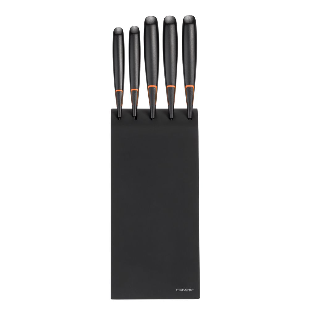 Fiskars Edge knivblock med 5 knivar