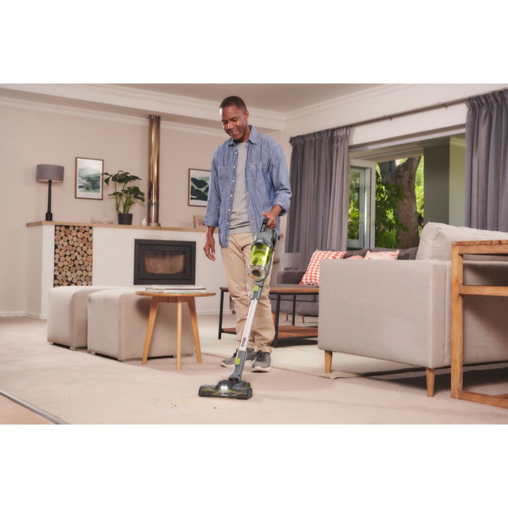 Ryobi ONE+ borstlös skaftdammsugare RSVS18-1X40GL (4,0 Ah)