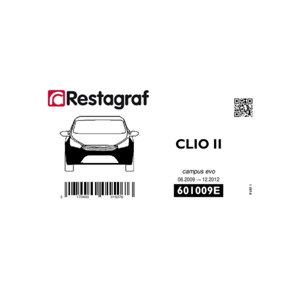 Kiinnikesarja Renault etupuskuri 601009E 30 osaa