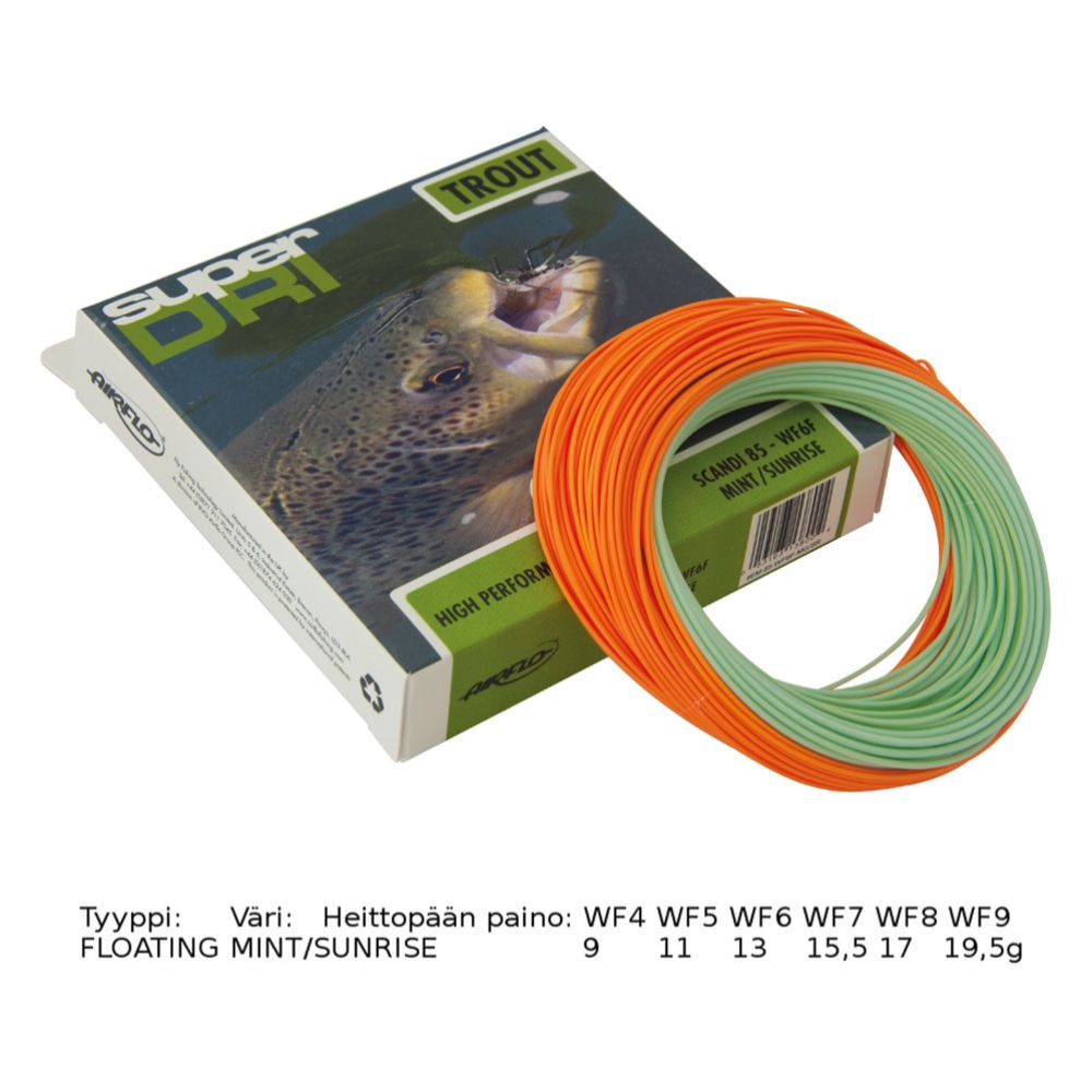 Eumer Scandi 85 perhosiima WF7F mint/sunrise